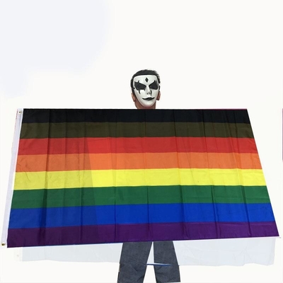 ปาร์ตี้แขวนธง LGBT ธงธงเลสเบี้ยนความภาคภูมิใจขนาดที่กำหนดเอง