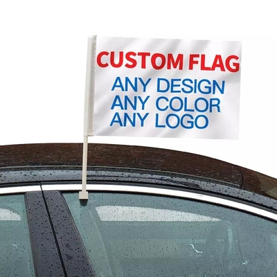 ธงตกแต่งหน้าต่างรถโพลีเอสเตอร์แบบกำหนดเอง Custom England Car Flags