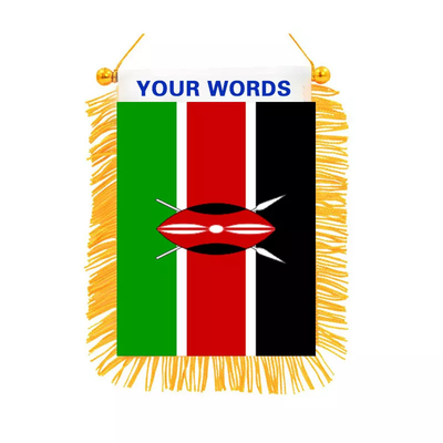 วัสดุผ้าซาตินธงประดับผนังธงมินิฝอยธงเทศมณฑลไลบีเรีย
