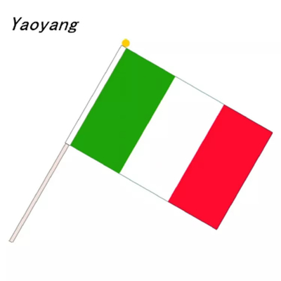 โลโก้ที่กำหนดเองธงมือขนาดเล็กธง LGBT แบบพกพา 14x21 ซม. / 20x30 ซม. / 30x45 ซม.