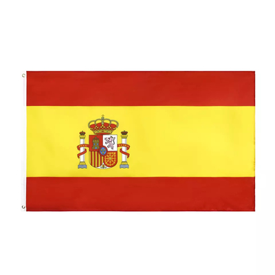 Pantone Color Polyester World Flags แบบแขวนธงชาติสเปน
