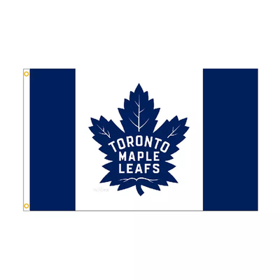 การจัดส่งที่รวดเร็วธงที่กำหนดเองโตรอนโต Maple Leafs ธง NHL Hot Teams Flag